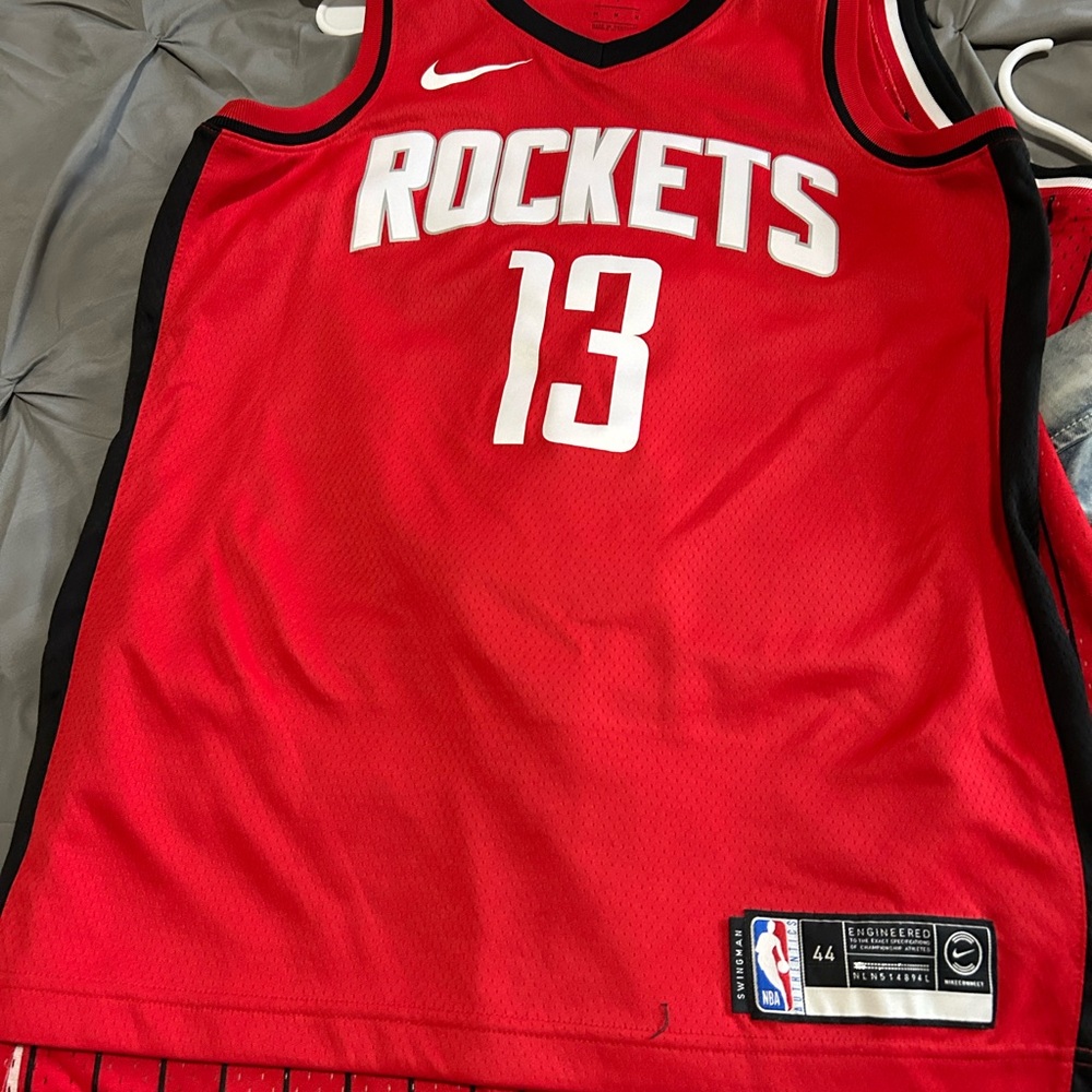 Red Rockets Basketball Jersey